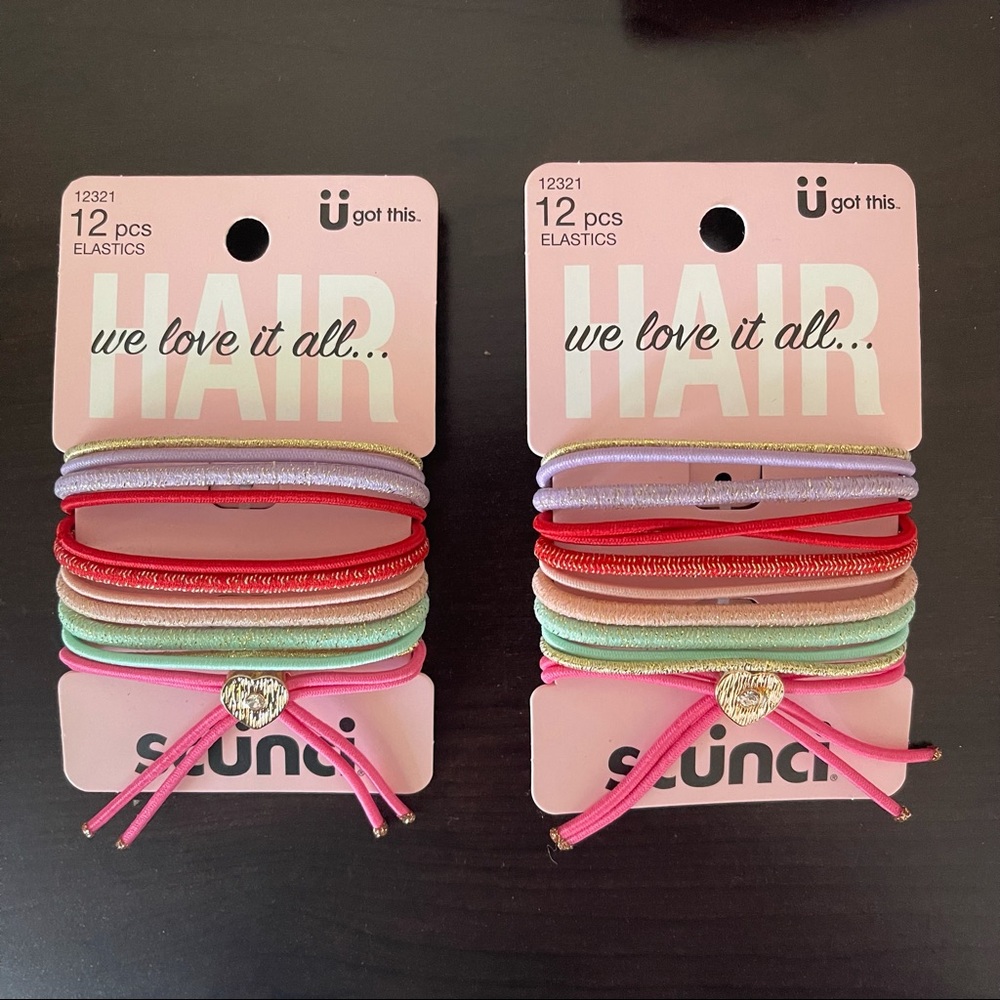 24 piece scunci elastics